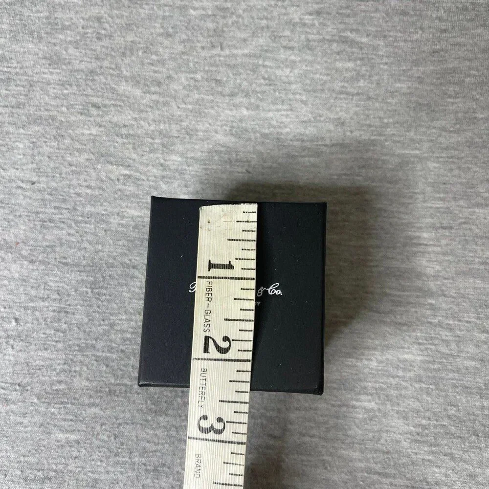 Macy’s 2” x 2.5” Black Jewelry Gift Box 2 PCS. Set